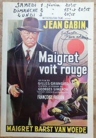 MAIGRET VOIT ROUGE